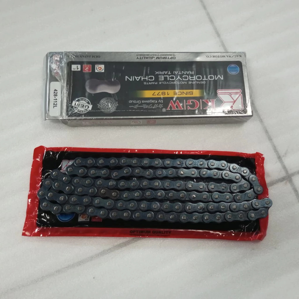 RANTAI MOTOR / RANTAI TARIK 428-104L / 428-106L / 428-112L / 428-128L MEREK KAGAWA