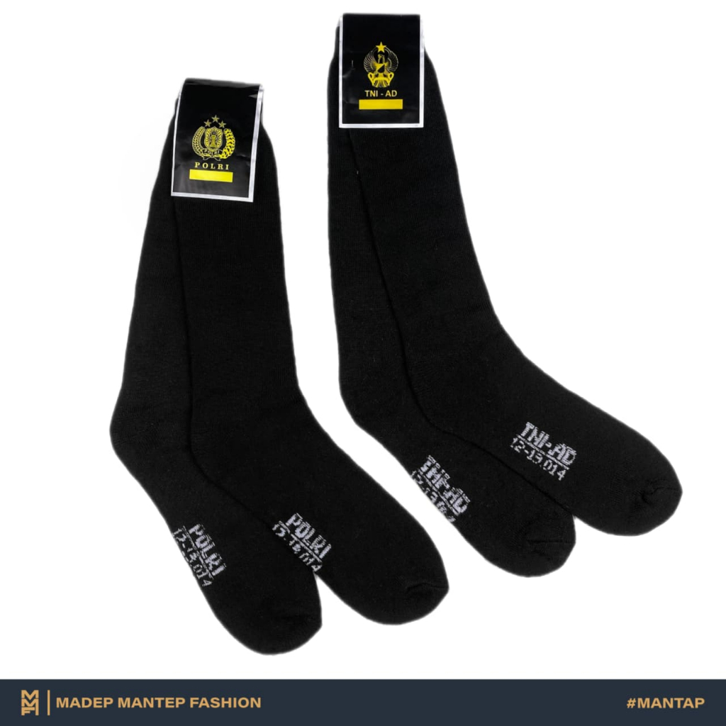 Kaos Kaki PDH PDL JATAH POLRI TNI Kaos Kaki PDL TNI Polri Hitam Kaos Kaki Pendidikan POLRI TNI MMF