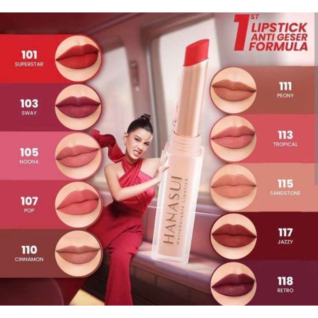 Hanasui mattedorable lipstik