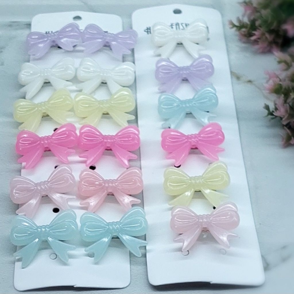 12 pc Bros Dagu Lusinan Bentuk Lucu Imut / Bros Lusin Grosir / Bros Pita..