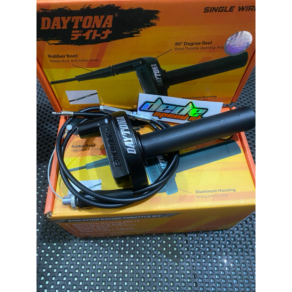 GAS SPONTAN DAYTONA ORIGINAL EVOLUTION 1 KABEL UNIVERSAL NINJA RXKING FIZR MIO DLL