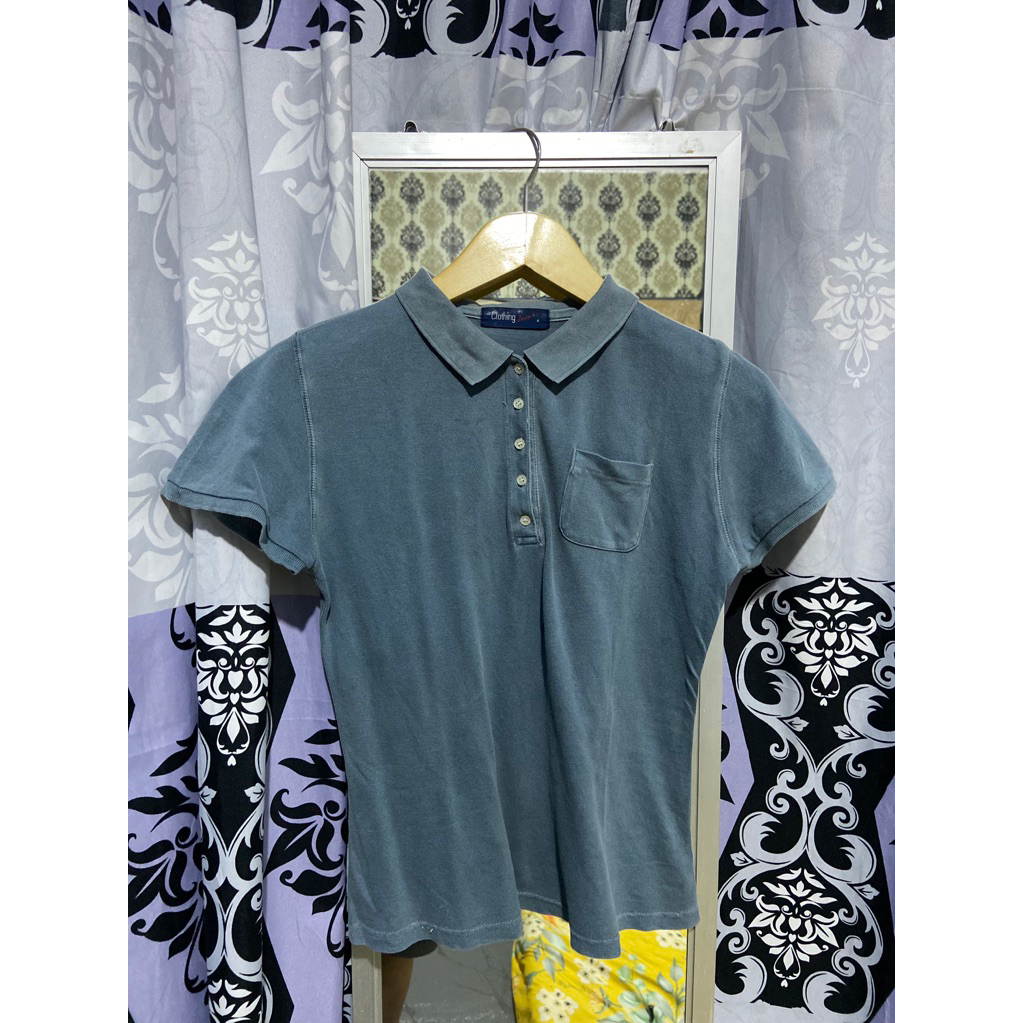 PL KAOS POLO WANITA – DENIM KAOS POLO WANITA WARNA DENIM