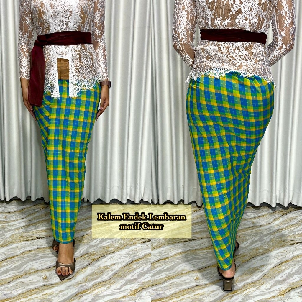 Kamen endek Lembaran kotak/catur