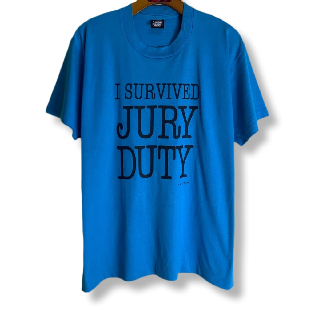VINTAGE SCREEN STARS - I SURVIVED JURY DUTY MA'S TEES | KAOS | AFM