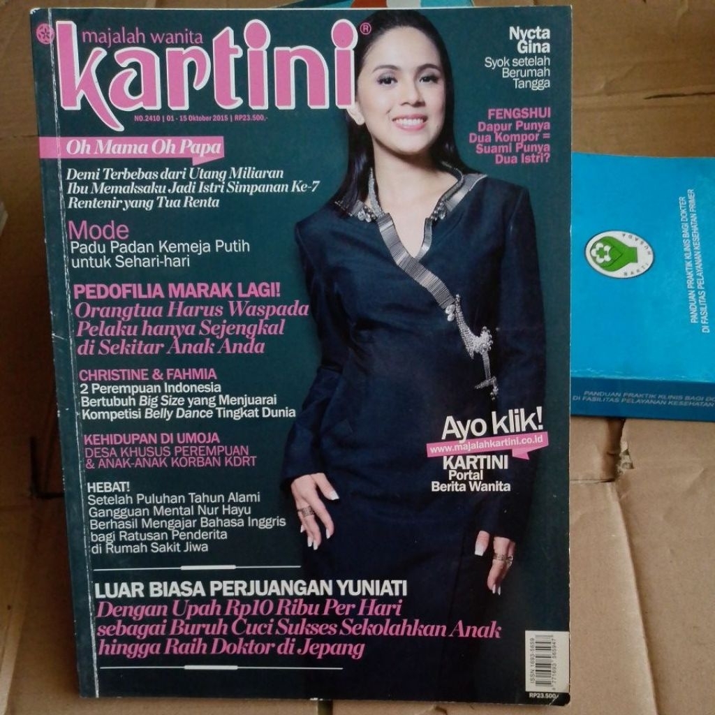 MAJALAH KARTINI.NYCTA GINA SYOK SETELAH BERUMAH TANGGA