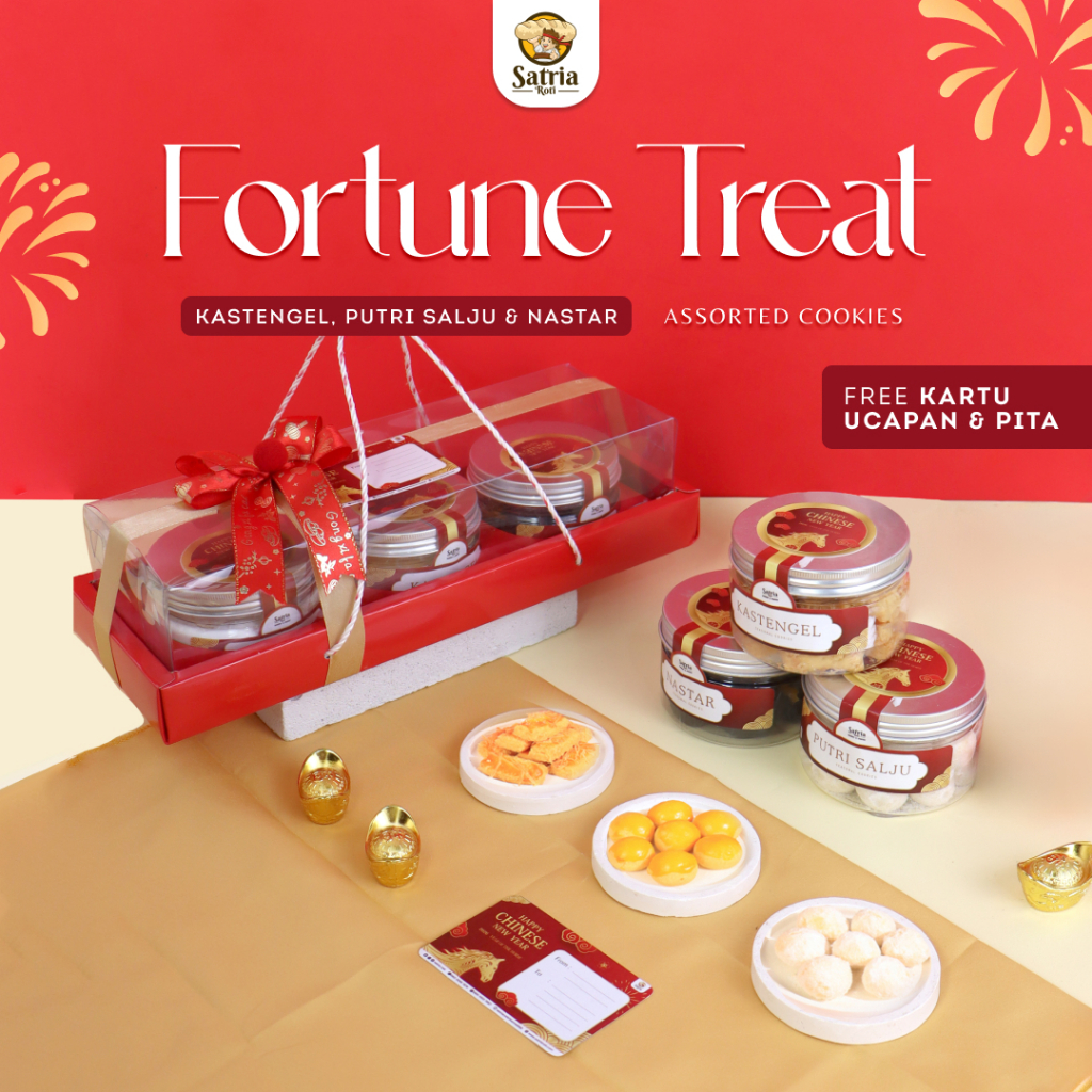 [SATRIA ROTI] Fortune Treat Hampers Imlek / Parcel Imlek / Chinese New Year Hampers / CNY Gift