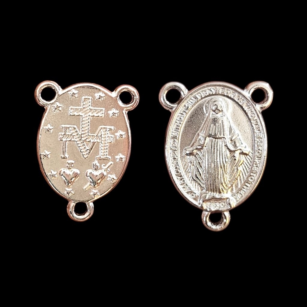 Harces Center Rosario Medali Maria Wasiat 2cm Titanium P36/10