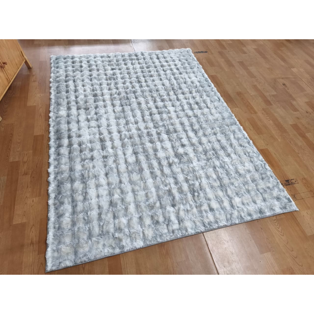 karpet bulu lembut rabbit fur 180x240 cm anti slip