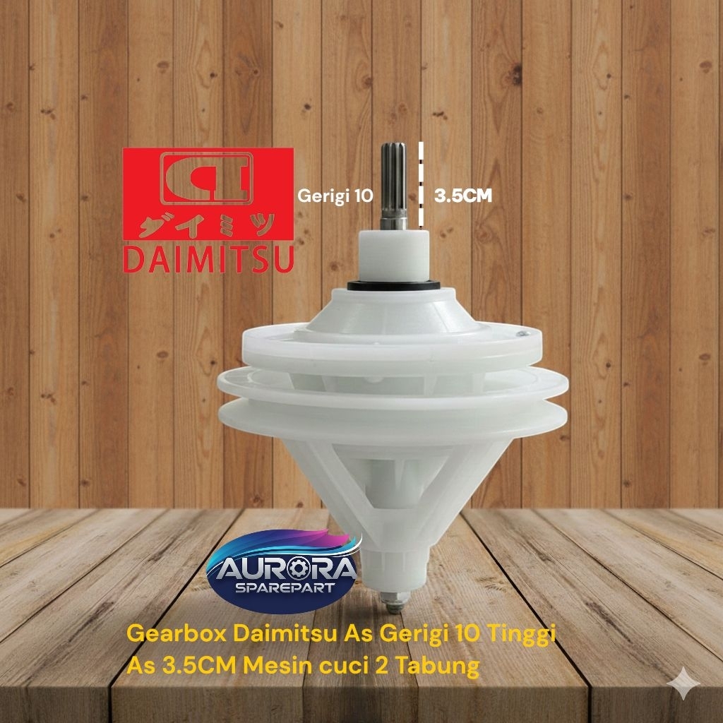 Gearbox Daimitsu as Gerigi 10 Tinggi As 3.5CM/Gerbox Daimitsu/Girbox Daimitsu As Gerigi 10