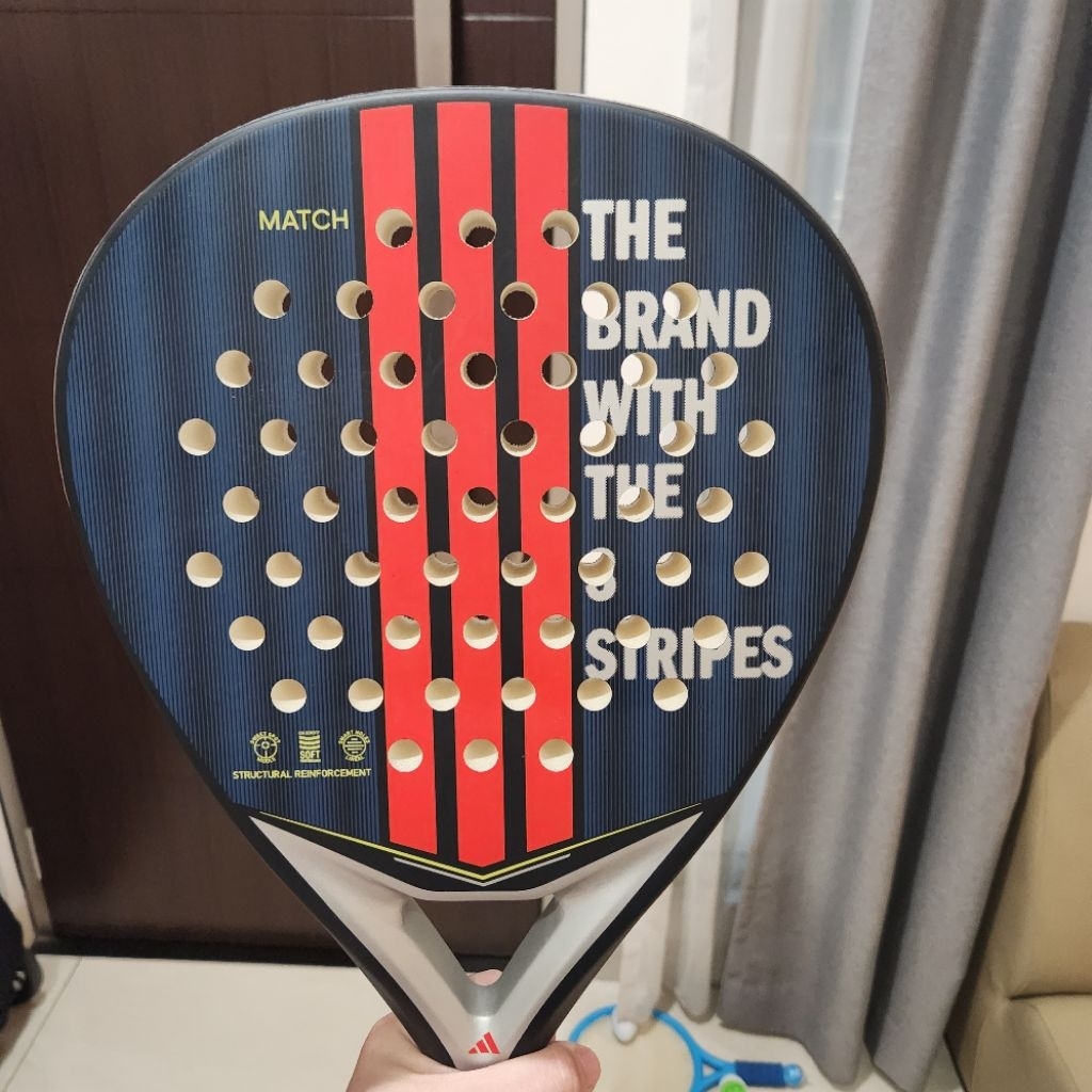 Raket Padel Adidas Match Light Blue Original 100% Second Harga Net