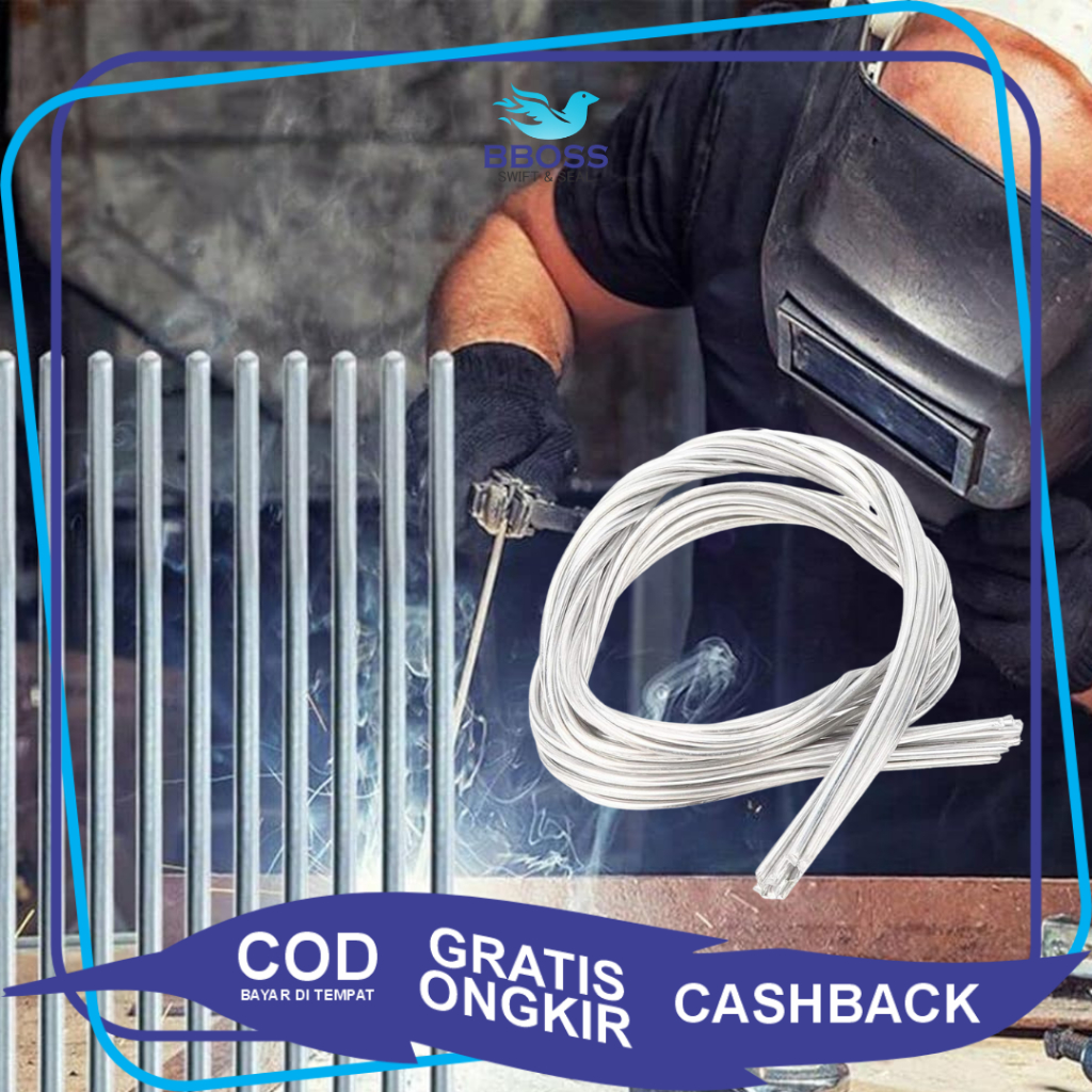[BBOSS] Kawat Las Aluminium Alloy Suhu Rendah - Kawat Las Material Aluminium Alloy Kuat Tahan Lama