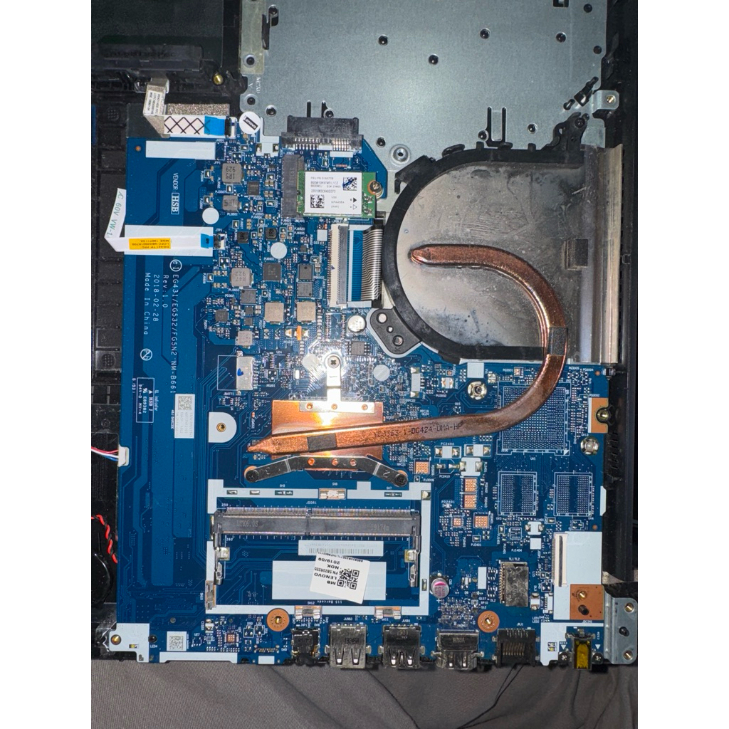 mainbord Lenovo ideapad 330-14IGM Intel Celeron N4000 kondisi normal garansi
