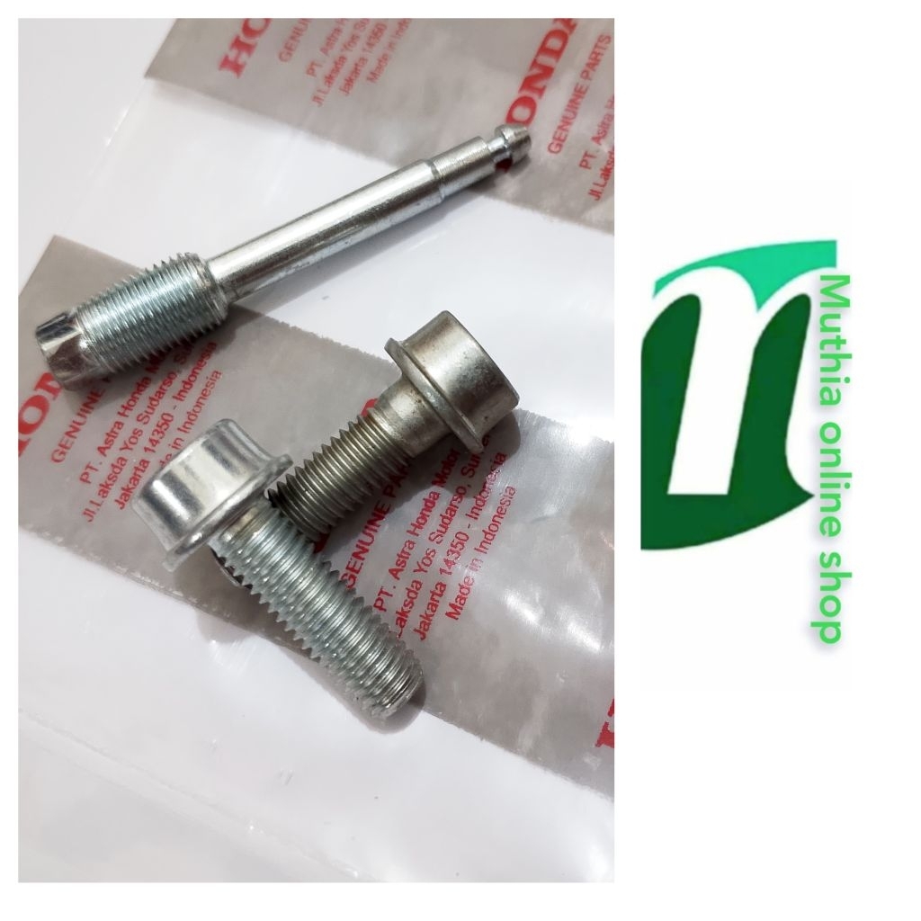 baut kaliper cakram depan beat Vario Megapro Vario 125 150 set iplus baut plat kampas rem