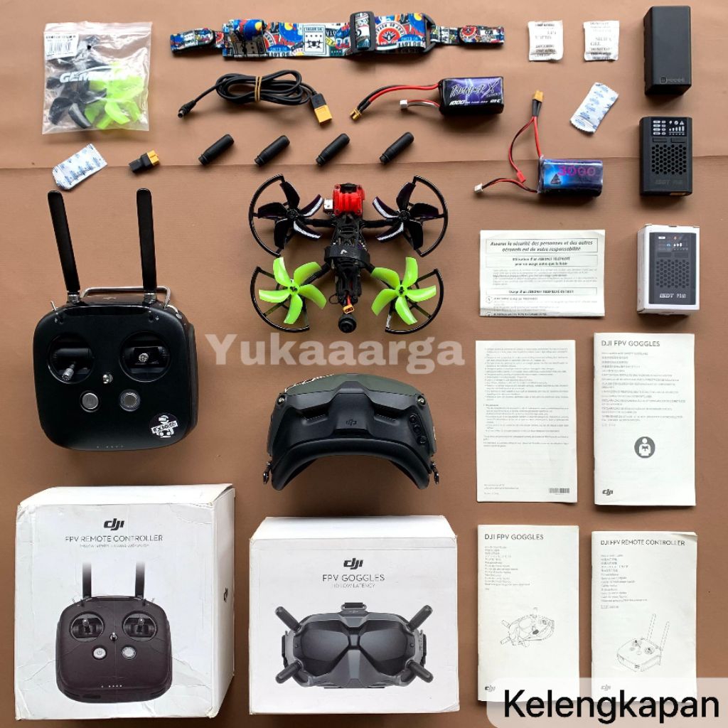 DRONE FPV RAJAWALI BORNEO 3 INCH DIGITAL | RTF / Ready To Fly (Paket Lengkap)