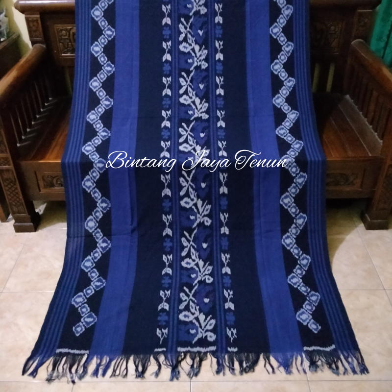 Kain Tenun Blanket  Kain Tenun Troso Kain Tenun Jepara Warna Biru Navy