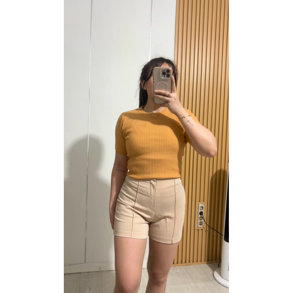 Knit Top Baju Rajut Wanita Kekinian | Baju Wanita | Atasan Rajut | Atasan Wanita
