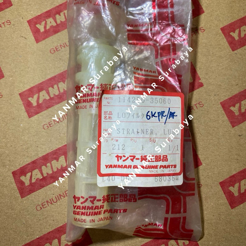 Strainer lub oil / Saringan filter oli Yanmar L40-L100 114250-35070 Original