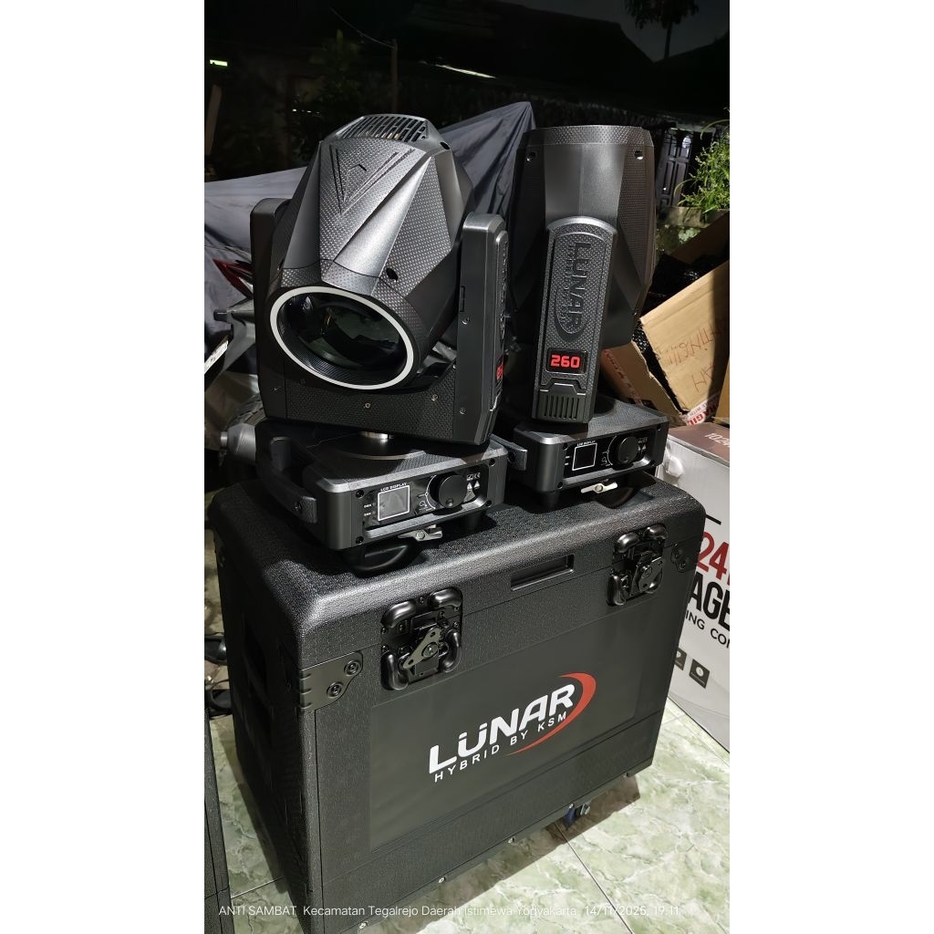 PROMO Moving Beam Lunar 260 - V2 + RINGLED , GARANSI Moving Head Beam Lunar, Lunar Gank Kusuma Ligth