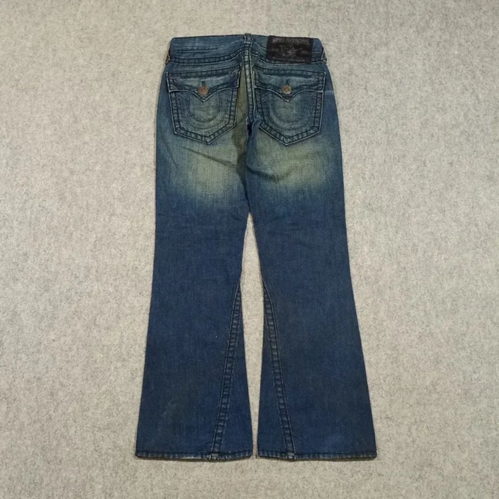 Celana cutbray jeans panjang pria TRUE RELIGION size 29 second