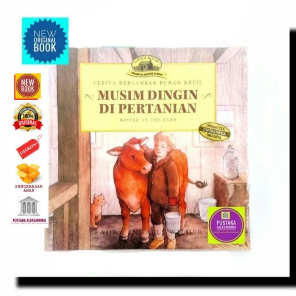 MUSIM DINGIN DI PERTANIAN Cerita Bergambar Little House on the Prairie buku cerita anak livingbook