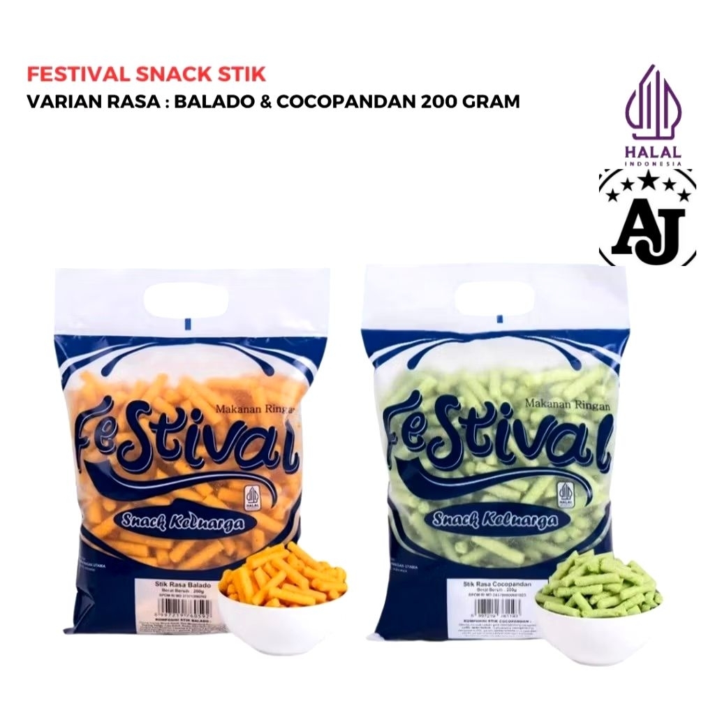 (Pack) Festival Stic Balado Cocopandan 200gr