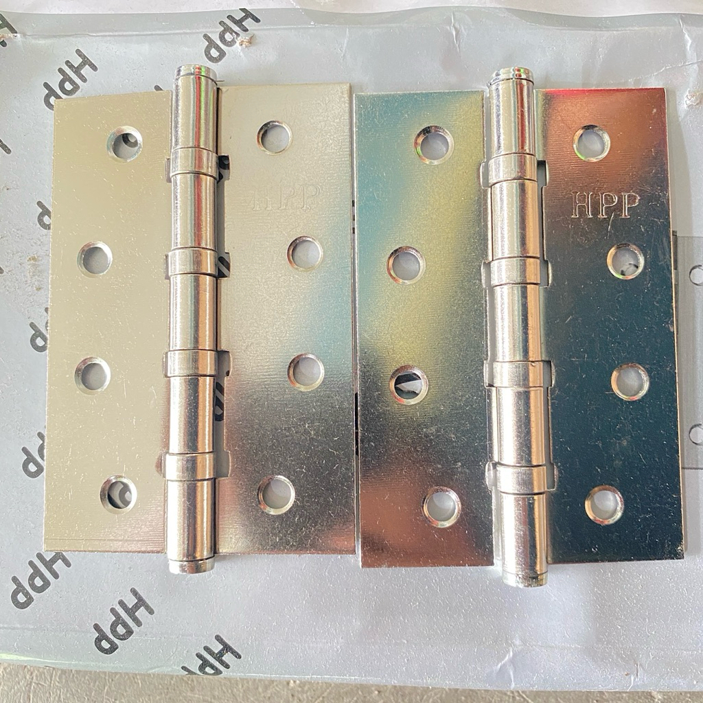 Engsel Pintu 4 Inch HPP - Tahan Karat, Kokoh, Warna Putih