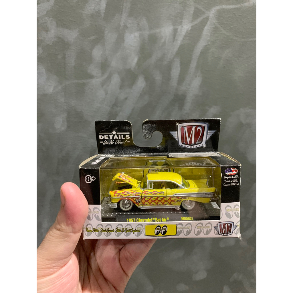 chevy bell air mooneyes m2 flame tampo api