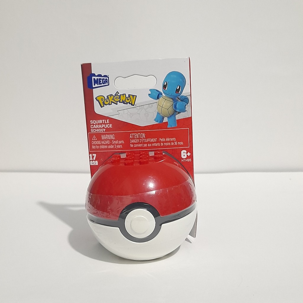 Mega Construx - Pokemon Squirtle Pokeball Bricks (Preloved)