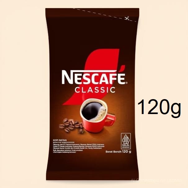 NESCAFE Classic 120gr Vending Machine Kopi Bubuk Halus Nestle Professional