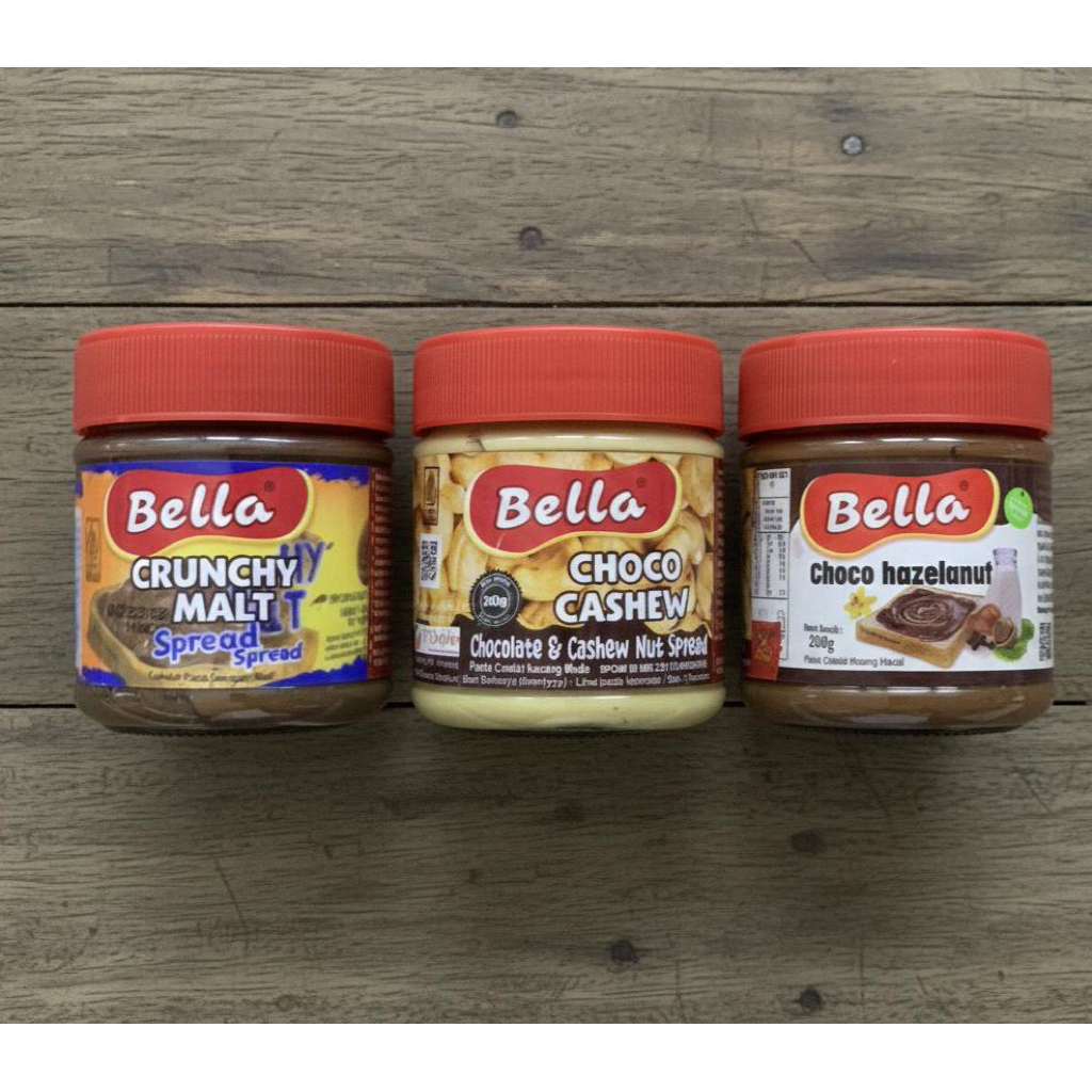 Bella Selai Coklat Kacang Pasta 200gr