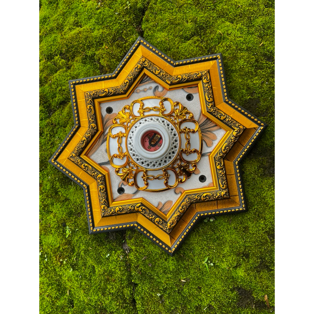 Ornamen Lampu Plafon-Ornamen Lampu Plafon Ruang Tamu