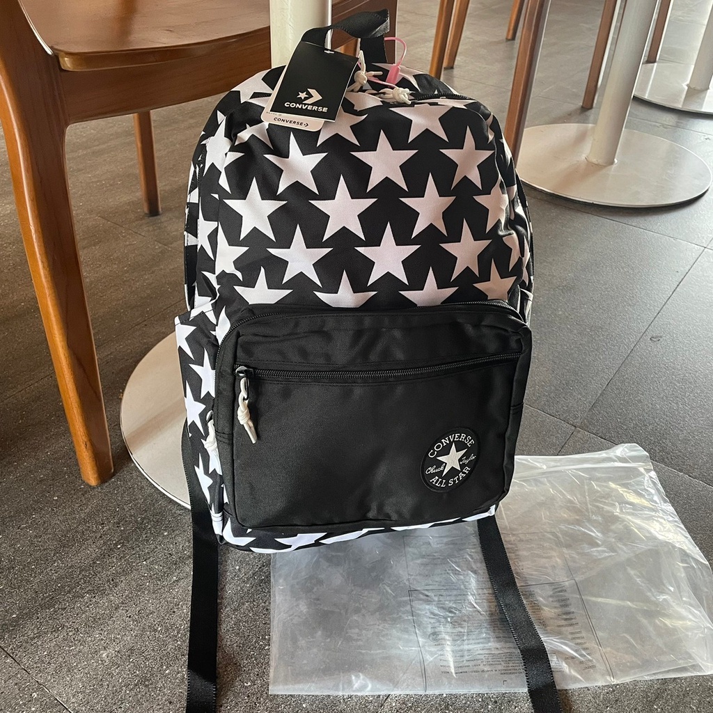 TAS RANSEL CONVERSE ALL STAR MOTIF ORIGINAL BLACK BACKPACK / TAS RANSEL CONVERSE PRIA WANITA / BARCO