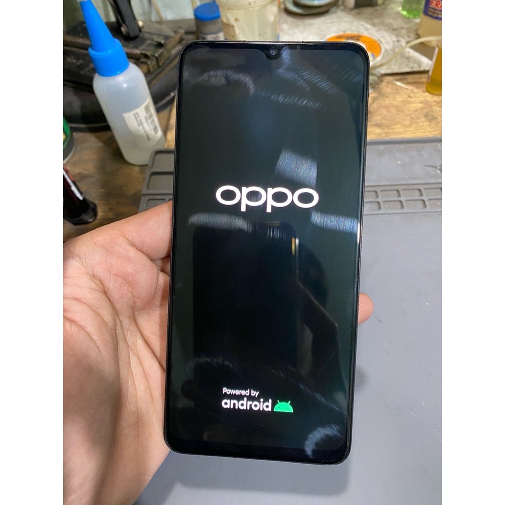 LCD+Frame Oppo Reno 3 Ori Copotan, Mulus Normal 100%