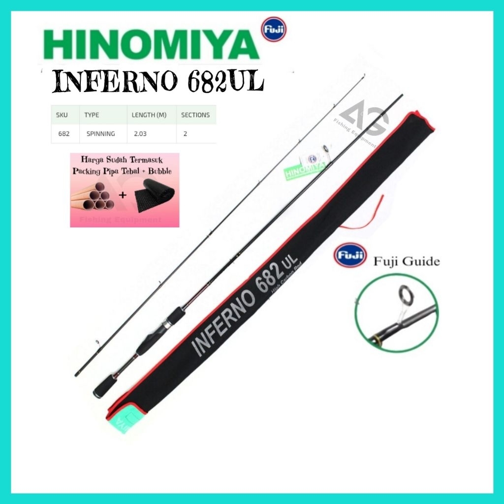 JORAN UL MURAH HINOMIYA INFERNO 682UL FUJI