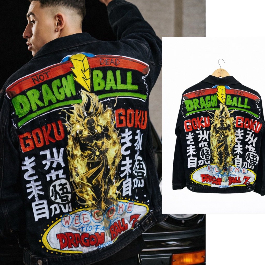 Dragon Ball Jaket Denim Jaket Jeans // Satu Mana Cukup