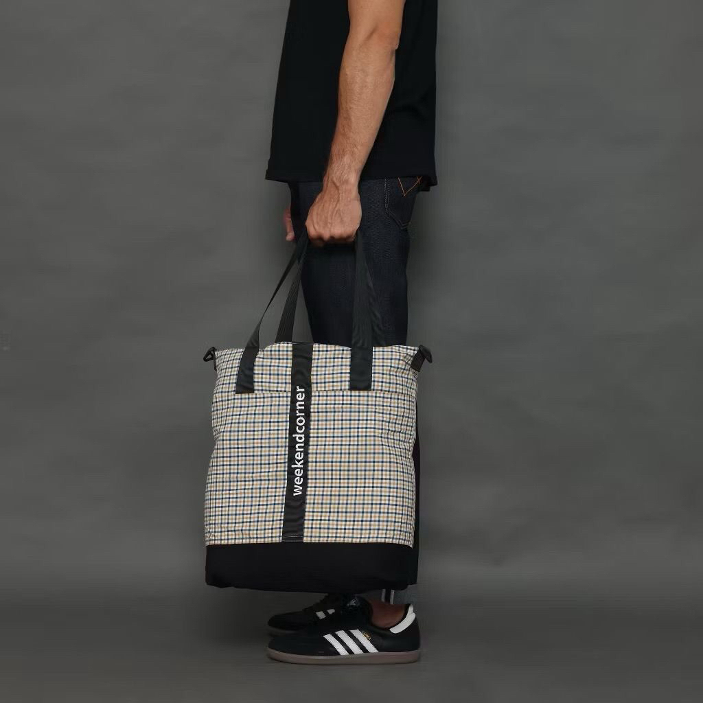 Bag / Tas Tote 37802 Little Scumlake Tartan Series From Weekend Corner