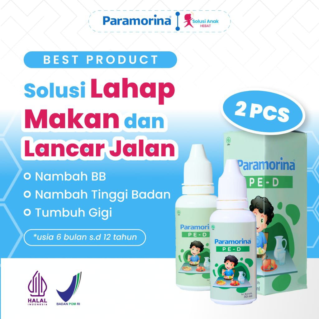 BUNDLING 2 PCS Paramorina Tetes Untuk Nafsu Makan Anak