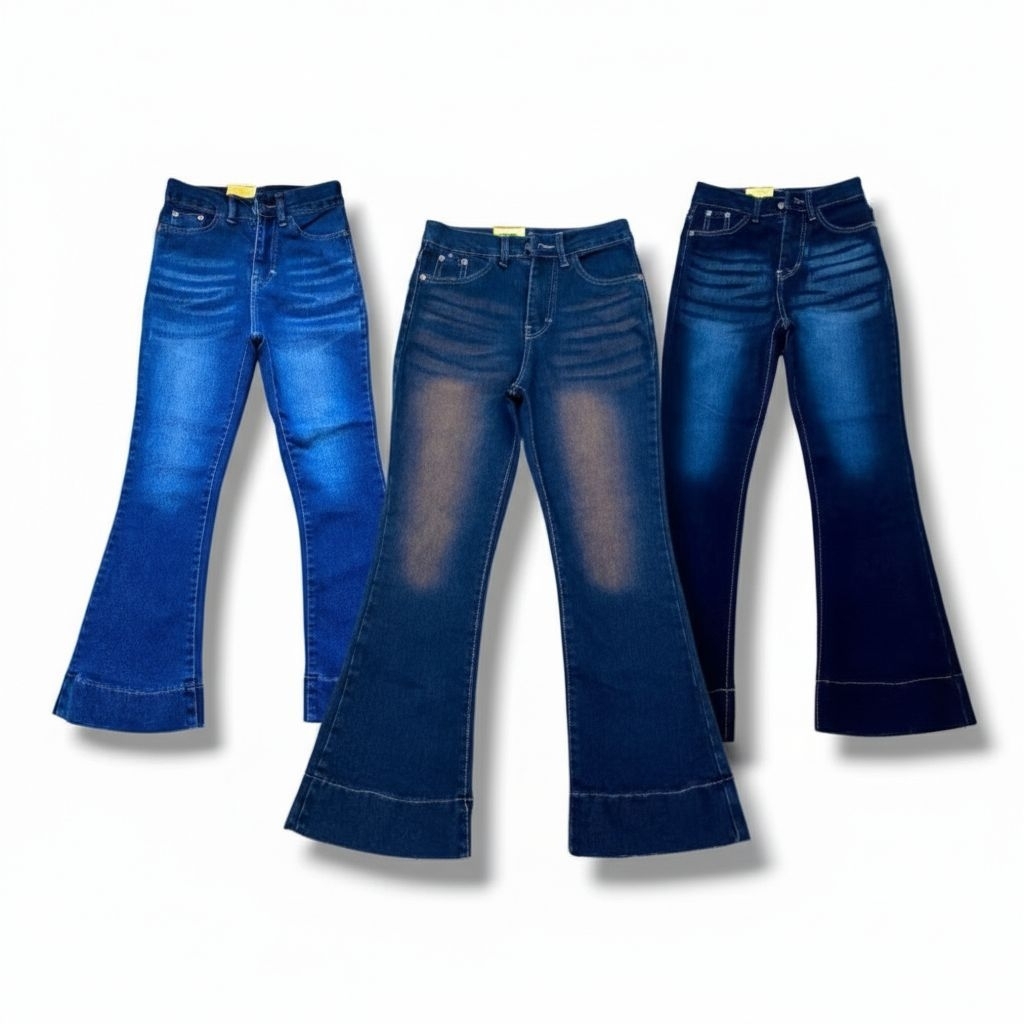 cutbray - cutbray anak celana cutbray lipat anak celana cutbray jeans highwaist anak usia 6-16 tahun