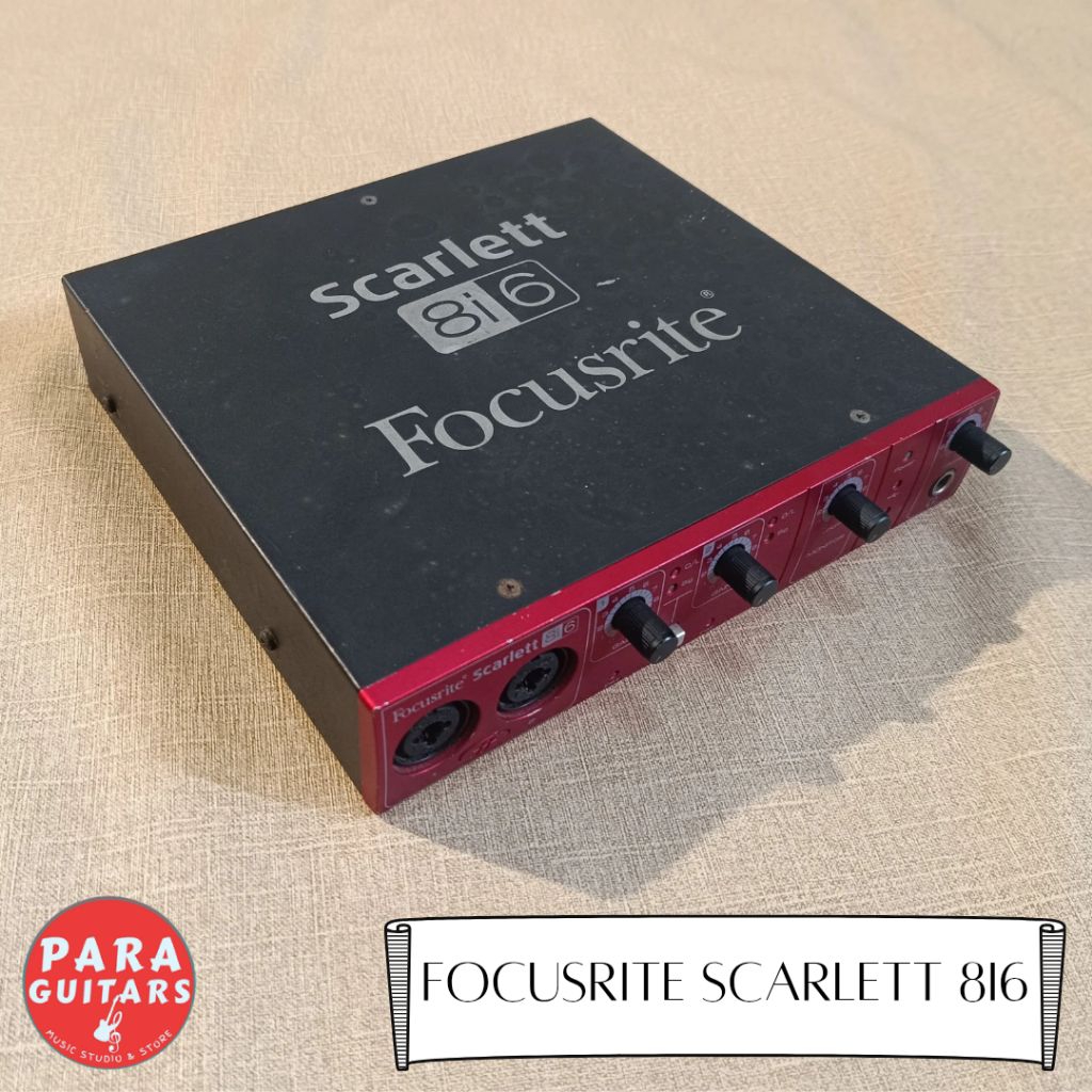 focusrite scarlett 8i6 soundcard