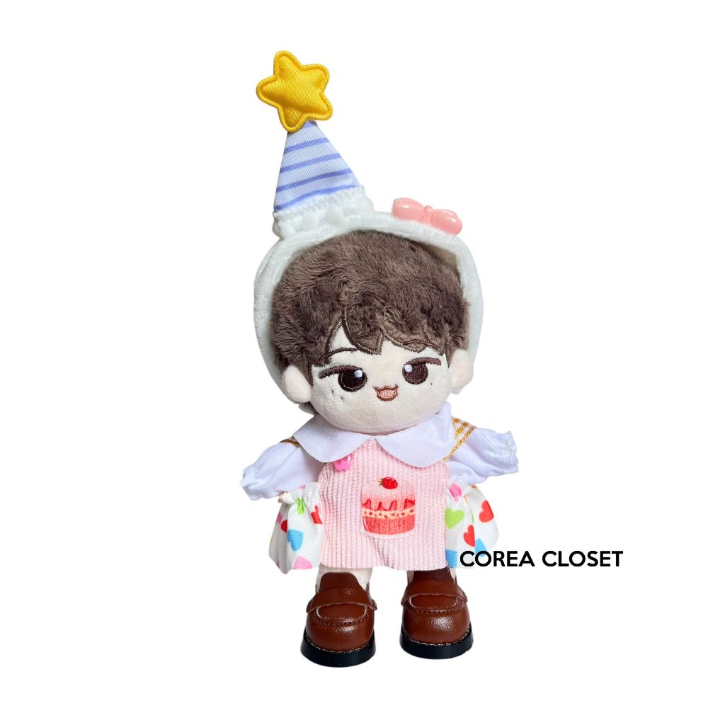 READY STOCK 10CCM     labu boneka MINI Jual baju boneka   - BIRTHDAY CAKEDAY Jual baju boneka