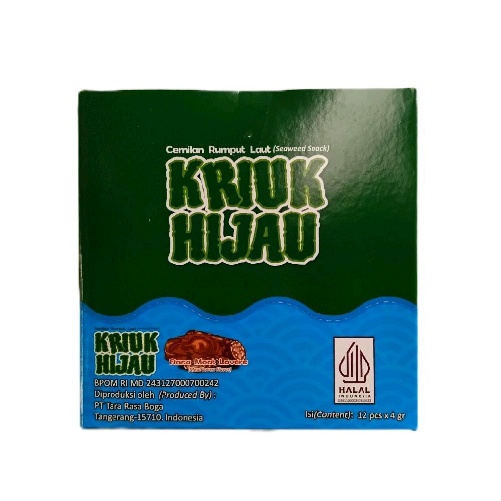 Kriuk Hijau Cemilan Rumput Laut