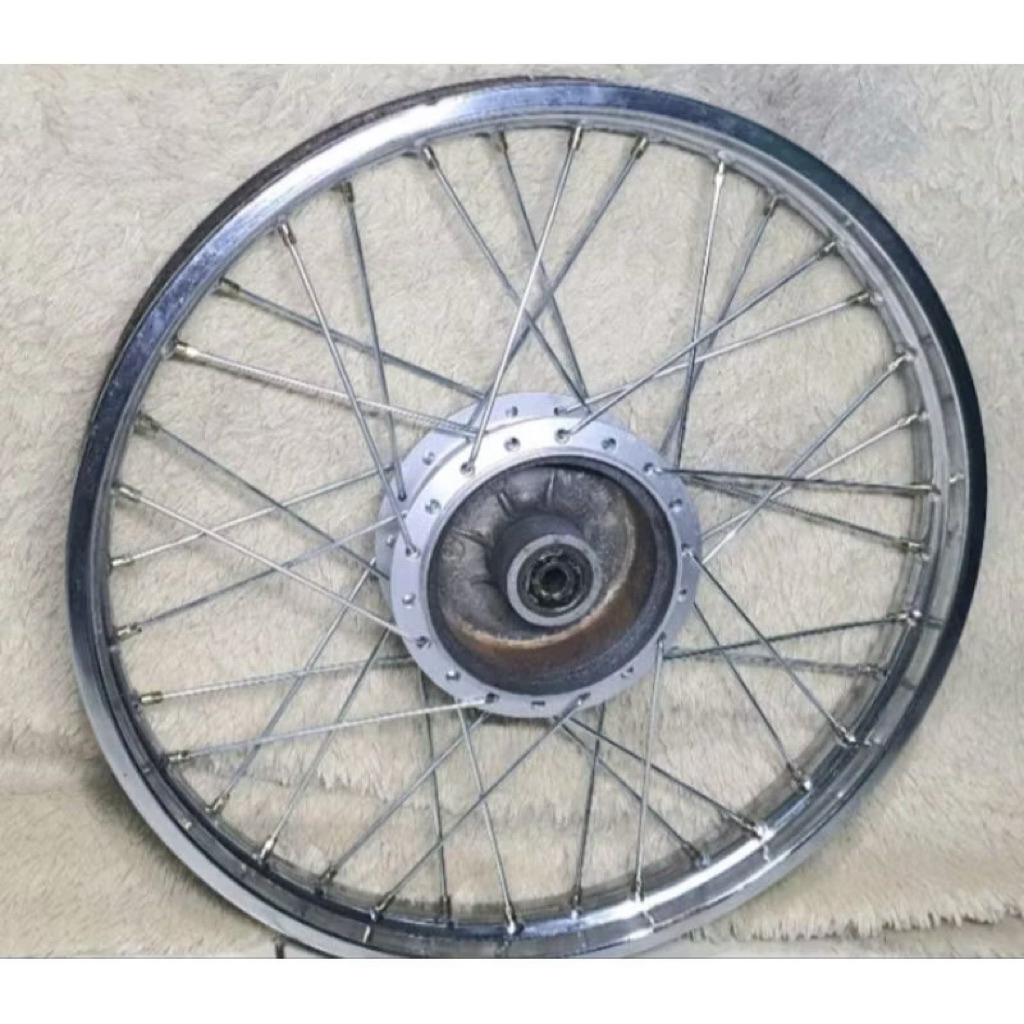 VELG BELAKANG SUZUKI SHOGUN SMASH TORNADO RC100 ORIGINAL COPOTAN