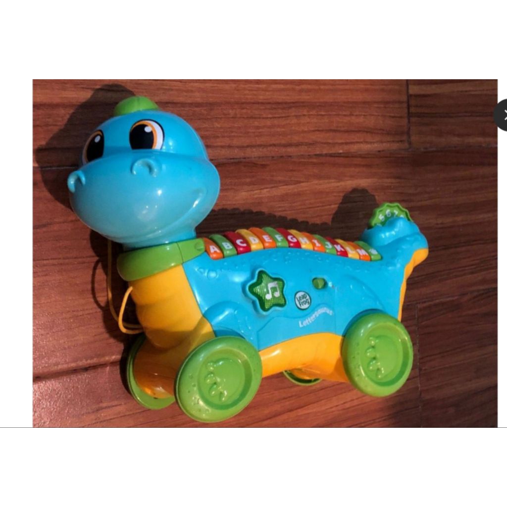 mainan leapfrog edukasi letter dinosaurus