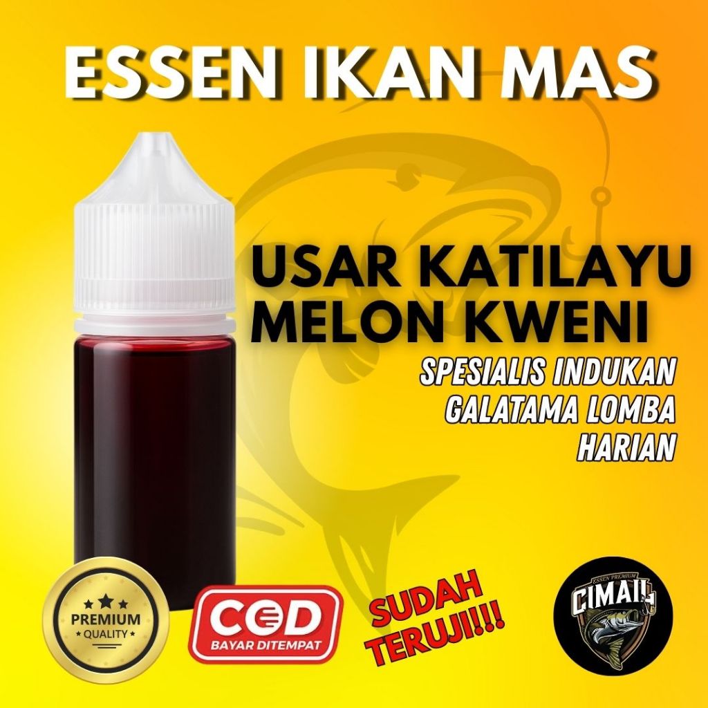 Essen Oplosan Ikan Mas Aroma Usar Katilayu Melon Kweni Umpan Premium Paling Ampuh Dan Gacor