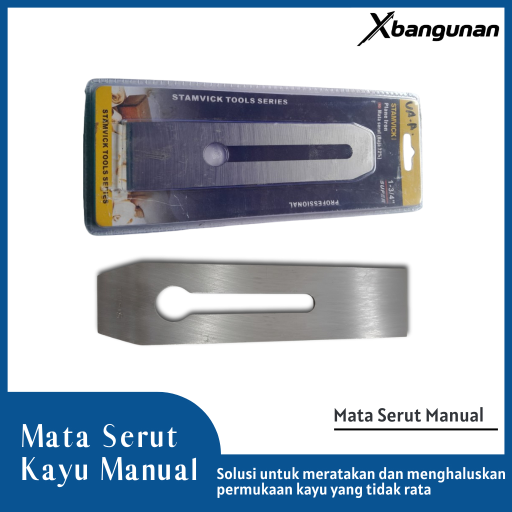 Mata Serut Kayu Manual