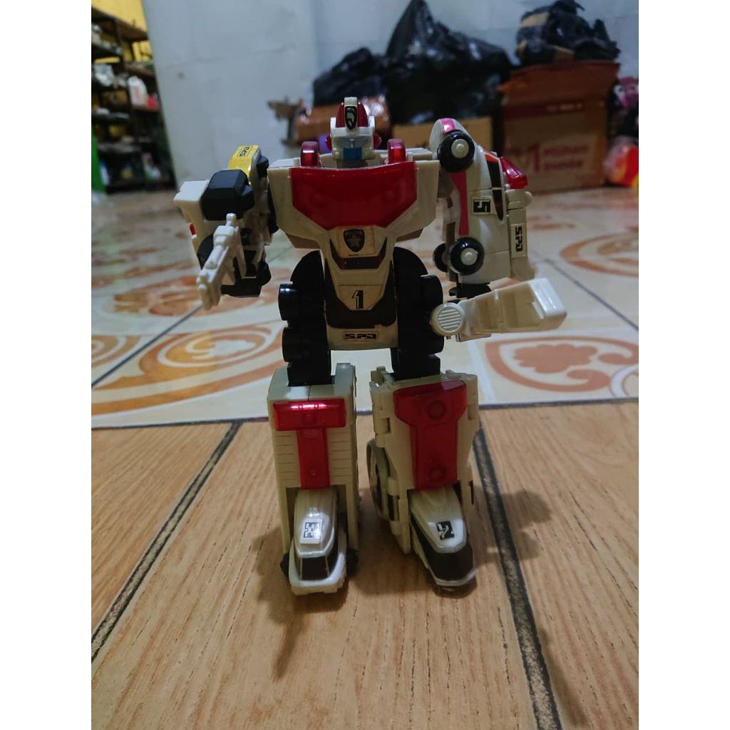 Figure Botleg KW SPD Dekaranger Mega Zord Dekarobo Delta Squad Minipla