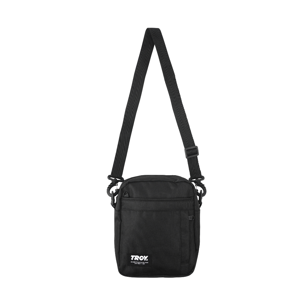 Troy Company Sling Bag Black Gamma - Slingbag Hitam Tas Selempang Hitam SBD 3535