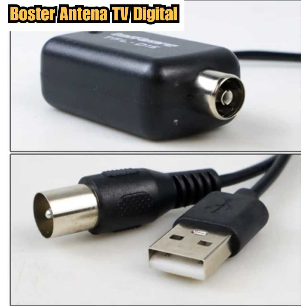 booster USB Signal boster antena tv digital DVB T2 Penguat sinyal Antena TV digital