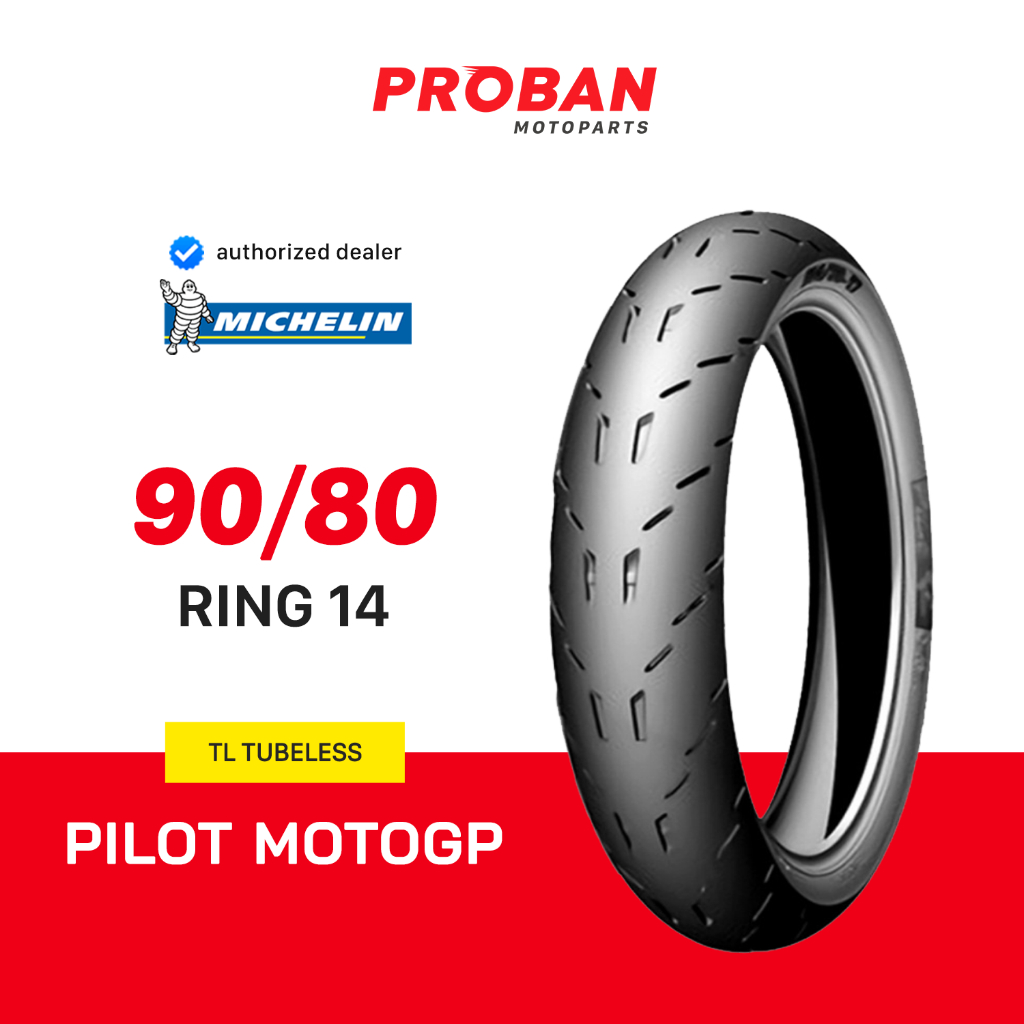 Ban Motor Tubeless Ring 14 MICHELIN TL PILOT MOTOGP 90/80-14