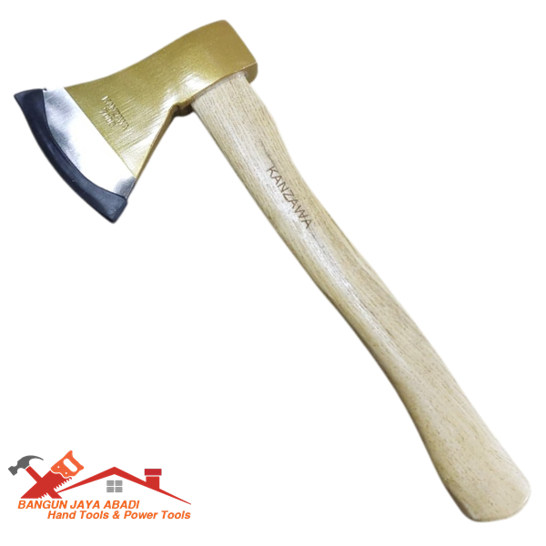 Kampak Mas Gagang Kayu 700 Gram Kapak Belah Potong Kayu Besar 700g Berkualitas BJA